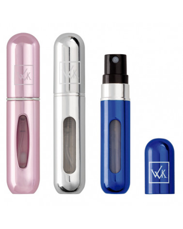 Atomizador Metálico Recargable Magenta - Walkiria
