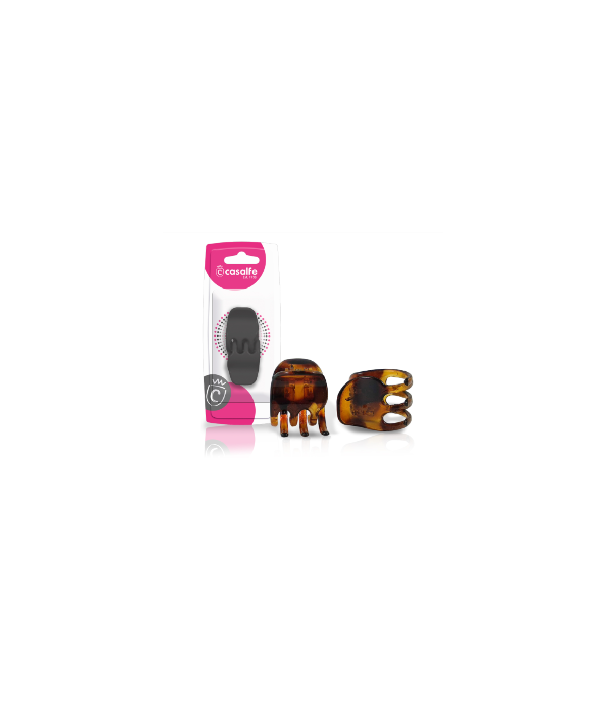 Pinza Cabello Mediana 2 Unidades Casalfe