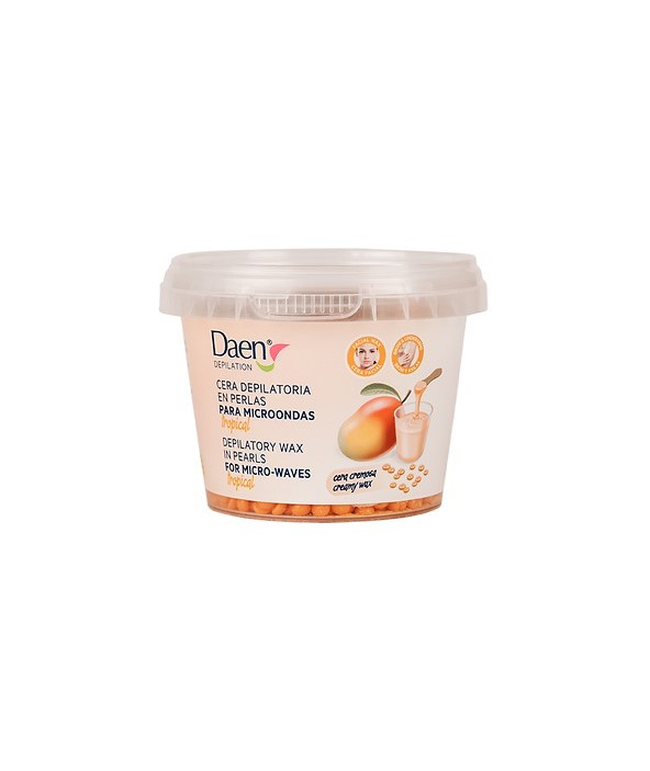 Cera Depilatoria en Perlas Microondas Tropical Daen