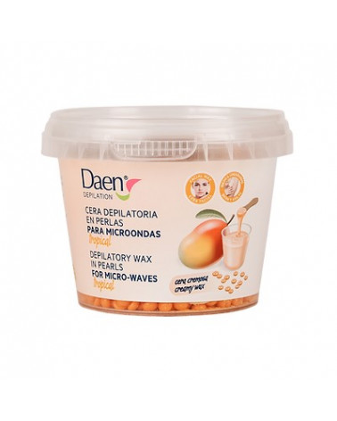 Cera Depilatoria en Perlas Microondas Tropical Daen