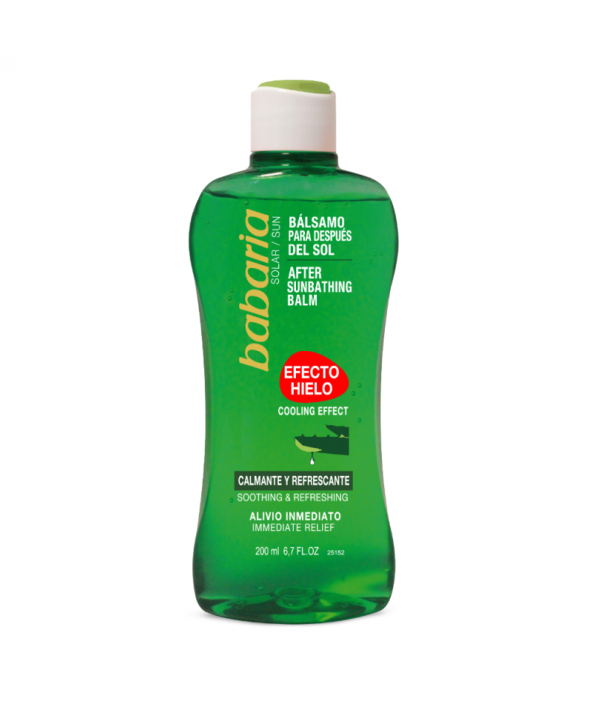 Bálsamo para Después del Sol Efecto Hielo con Aloe Babaria